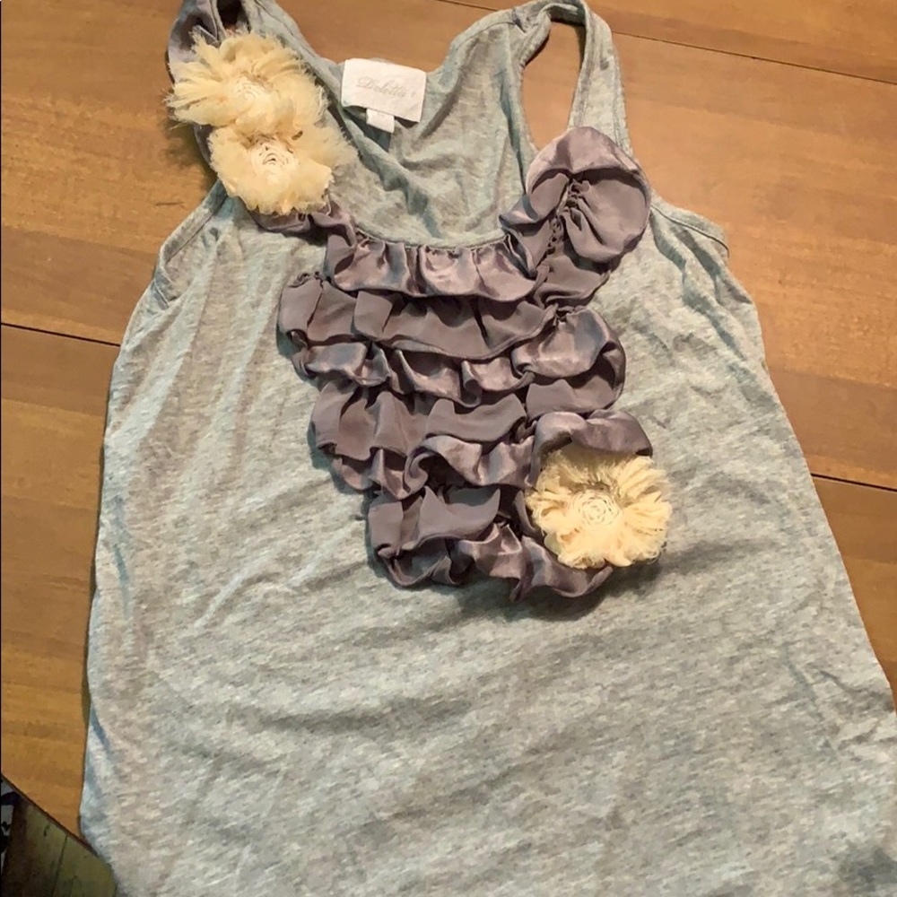 Cotton tank with cute details